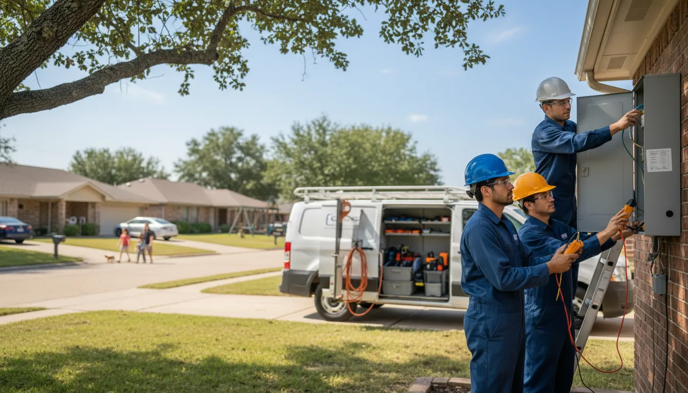 Certified electrician providing emergency electrical services in Lake City, PA